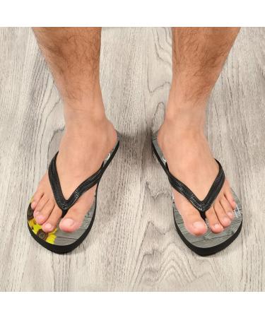 Shop Mnsruu Autumn Sunflower Wooden Board Flip Flops | XXL for Men & Women | Perfect for Home Hotel Spa & Travel - Buy Online on GoSupps.com