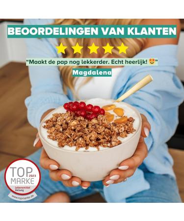 3Bears Granola Oat Crunch Crunchy & vegan granola with coconut flakes and cinnamon 4x325g Without industrial sugar In collaboration with Sarah Harrison Coconut cinnamon - Buy Online on GoSupps.com