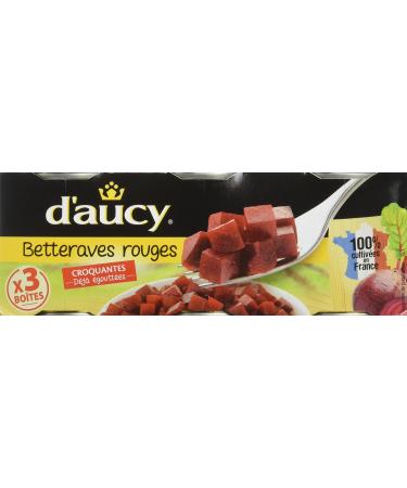 d'aucy Red Beets Sous Vide 3 x 140g - Pack of 4