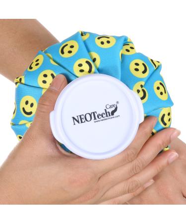 NEOtech Care Ice Bag - Cooling Bag with Screw Lid - Reusable Refillable Bag - Smiles - 12 cm Smiles 12cm