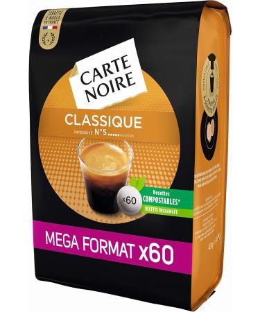 Carte Noire Classique N 5 Senseo Compatible Compostable Coffee Pods Pack of 60 Soft Pods - Buy Online on GoSupps.com