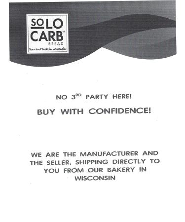 SoLo Carb Artisan Rye Bread - 3 Loaves, 1 Pound Each - Buy Online on GoSupps.com