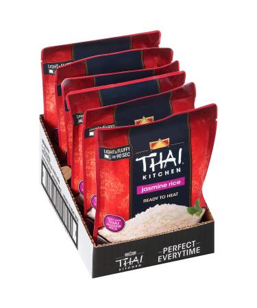 Thai Kitchen Jasmine Rice 8.8 oz (Pack of 6) 8.8 Ounce (Pack of 6) - Buy Online on GoSupps.com