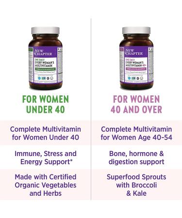 New Chapter Women's Multivitamin 40+ | Every Woman's One Daily - 48 Capsules - Buy Online on GoSupps.com