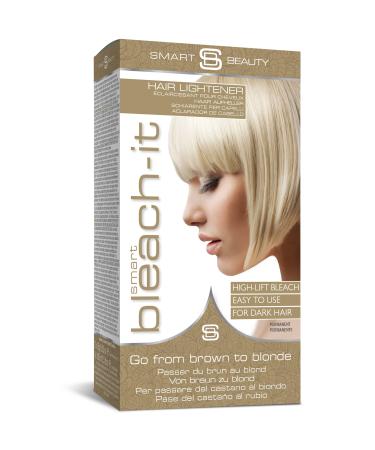 Smart Beauty Blonde Bleach-It Hair Bleach Hair Lightener for Dark Hair Perfect for Hair Highlighting Ideal Preparation for Vibrant Pastel Hair Colour Hair Bleach Kit Vegan Cruelty Free