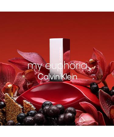Calvin Klein My Euphoria Eau de Parfum Women's Ambery Floral Perfume With Notes of Blackcurrant Orchid Flamb Black Sesame Vanilla & Woods Long Lasting Fragrance 3.3 Fl Oz (Pack of 1) - Buy Online on GoSupps.com