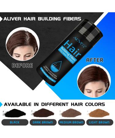 Fibres capillaires marron clair 27 5 g dissimulent la perte de cheveux dans les senconds fibres capillaires pour homme et femme poudre paississante pour cheveux clairsem s ind tectable - Buy Online on GoSupps.com