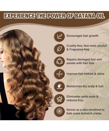 Cr me l'huile Batana huile capillaire naturelle de Batana favorisant la pousse des cheveux leur apporte de la brillance et r pare les cheveux secs ab m s et clairsem s - Buy Online on GoSupps.com