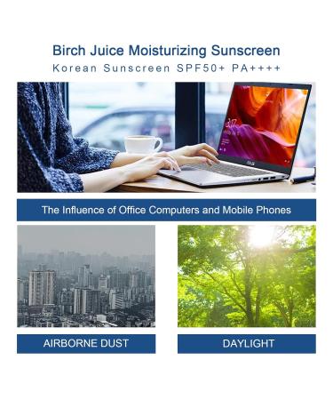 Korean Sunscreen - Birch Juice Moisturizing Sun Cream for All Skin Types | Hydrating Face Sunscreen & Skin Care for Men & Women - Buy Online on GoSupps.com