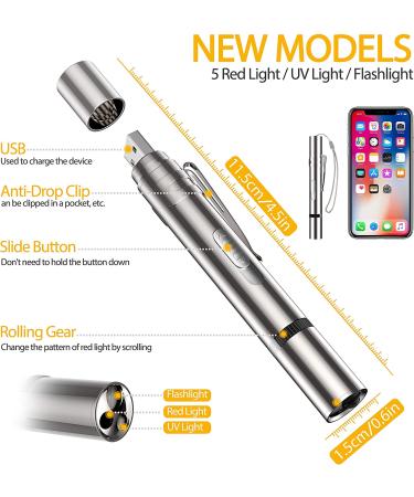 Interactive Laser Pointer Cat Toy | USB Rechargeable Red Light Lazer for Dogs & Kittens | Long Range Teaching Pen - Buy Online on GoSupps.com