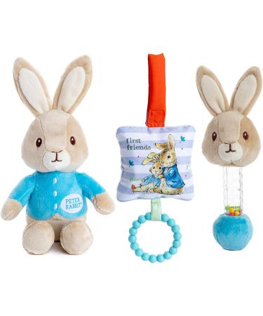 Beatrix Potter Peter Rabbit Gift Set - On The Go Blanky, Stuffed Animal Rattle, Teether - Buy Online on GoSupps.com