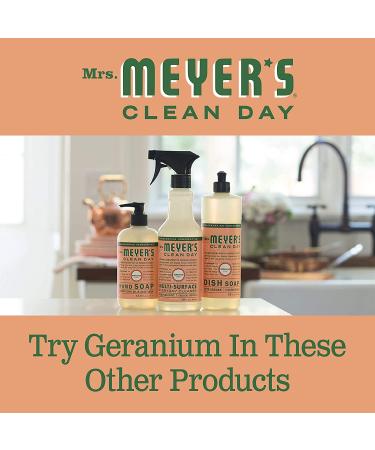 Mrs. Meyer's Geranium Multi-Surface Cleaner Concentrate - 32 oz, Pack of 2 | Eco-Friendly Floor & Tile Cleaner - Buy Online on GoSupps.com