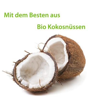 Greenendoor Body Peeling Coconut Oil 220g | Virgin Coconut Oil Anti-Aging Sugar Scrub Vegan Natural Cosmetic Cellulite Treatment Fresh Coconut Fragrance - Buy Online on GoSupps.com
