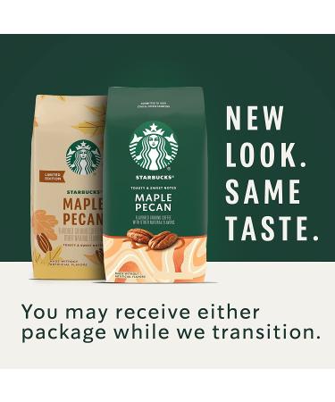 Starbucks Maple Pecan Ground Coffee - 17 oz Bag | 100% Arabica, Naturally Flavored - Buy Online on GoSupps.com