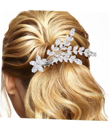 Beaupretty Womens Accessories bangs comb hair combs for wedding bride hair comb wedding headpiece for bride crystal hair combs bride headdress bridesmaid Mori Department aluminum alloy Comb - Buy Online on GoSupps.com