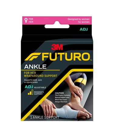 FUTURO For Her Wrap Around Ankle Support  S/M Small/Medium (Pack of 1)