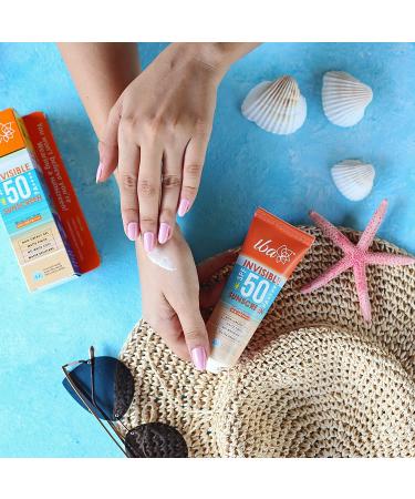 Invisible SPF 50 Sunscreen PA++++ - Gel-Based Oil-Free Matte Finish Paraben-Free | 80g - Suitable for All Skin Types - Buy Online on GoSupps.com