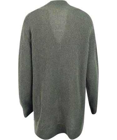 Shop Women's XL Green V-Neck Cardigan | Autumn & Winter Casual Fashion with Pockets - Buy Online on GoSupps.com