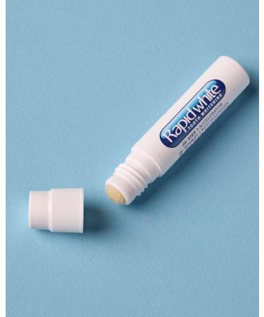 Rapid White Teeth Whitening Set - 8 Lightening Strips Accelerator & Express White Toothpaste - Fresh Mint Flavor - Buy Online on GoSupps.com