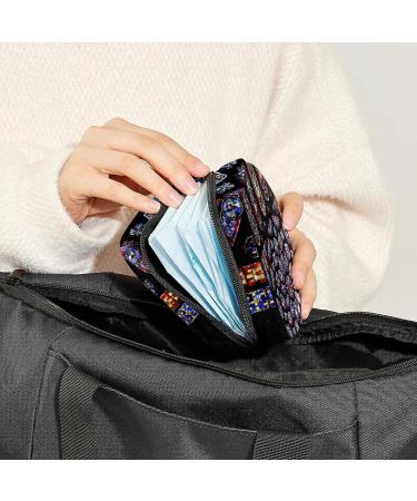 Anna Cowper Stained Glass Sanitary Napkin Storage Bag - Multi-Colored Period Pouch for Women and Teens - Buy Online on GoSupps.com