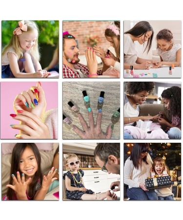 Shop Quick Dry Pink Nail Polish Set - Non-Toxic Manicure Kit for Kids | Perfect for Girls & International Shipping - Buy Online on GoSupps.com