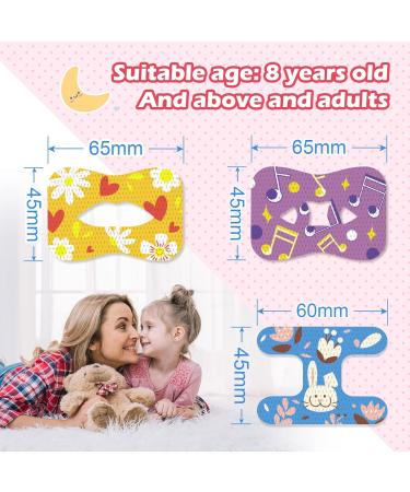 Sleep Mouth Strips 90 Pcs - Advanced Gentle Mouth Tape for Mouth Breathing and Snoring - Stop Snoring Mouth Tape for Better Sleep - Nose Breathing Aid for Children and Adults - Buy Online on GoSupps.com