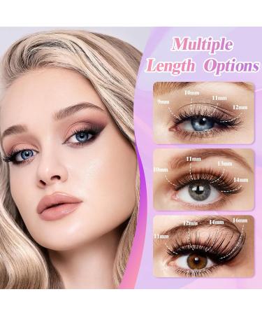 False Eyelashes- Black Natural Full Eyelash for Women Comfortable Eye Lashes for Daily Use at Work Beauty Contest Parties & Salons | Easy to Stick on Upper Lash Line (D030) - Buy Online on GoSupps.com