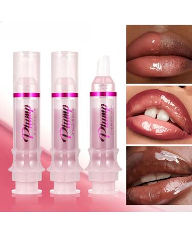 Melemando 8 Colors Booster Lip Plumping Oil Moisturizing Glossy Fuller Lip Gloss for Women Girls(05) - Buy Online on GoSupps.com
