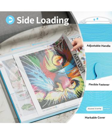 ARTDOT A3 Diamond Painting Storage Book | 30 Pocket Portfolio Folder for Accessories (16.9x12.4in) - Buy Online on GoSupps.com