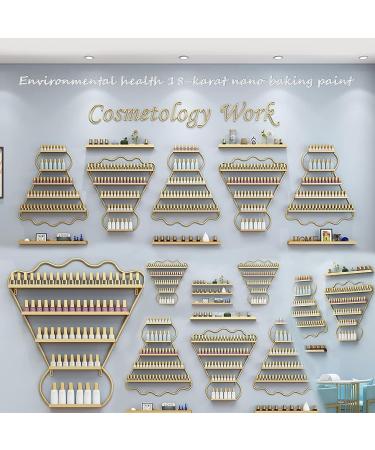  Yesbon Metal Nail Polish Wall Display Stand Multifunctional Nail Polish Holder Essential Oil 5 Layers White 0.7 x 0.9 m - Buy Online on GoSupps.com