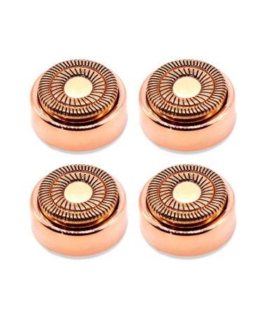 4 Count Facial Hair Remover Replacement Heads with 1 Cleaning Brush for Flawless Finishing Touch Facial Hair Removal Tool for Women