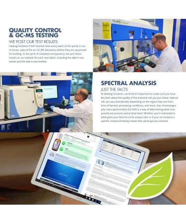 Healing Solutions Breathe Essential Oil Blend - 4 oz (120 ml) Organic Pure Undiluted - Breathe Easy Oil for Humidifier Diffuser Aromatherapy - Buy Online on GoSupps.com