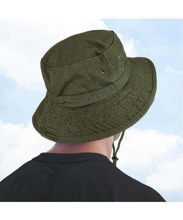 XXL Oversize 100% Cotton Outdoor Boonie Hat - Black | Trendy Apparel Shop - Buy Online on GoSupps.com