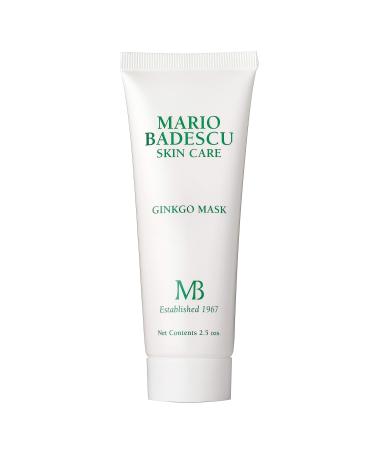 Mario Badescu Ginkgo Mask Hydrating Skin Care Face Mask for Men and Women with Shea Butter and Vitamin E Nourishing Facial Mask for Softer Smoother Radiant Complexion 2.5 Oz