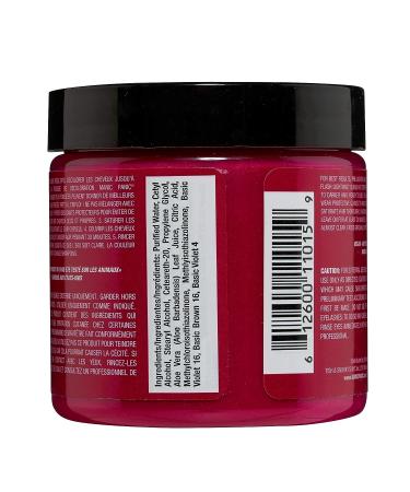 MANIC PANIC Hot Hot Pink Hair Dye 4oz - Vegan Semi Permanent Neon Pink Hair Color - Blacklight Reactive - PPD & Ammonia Free - Buy Online on GoSupps.com