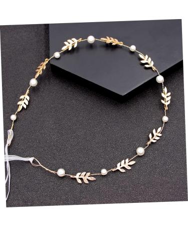 minkissy Hair Bands for Women's Hair Wedding Headband Ladies Headbands Bride Headpieces for Wedding Headwear for Women Bride Headband Gold Tiara Gold Hair Ties Bridesmaid Crystal Pearl - Buy Online on GoSupps.com
