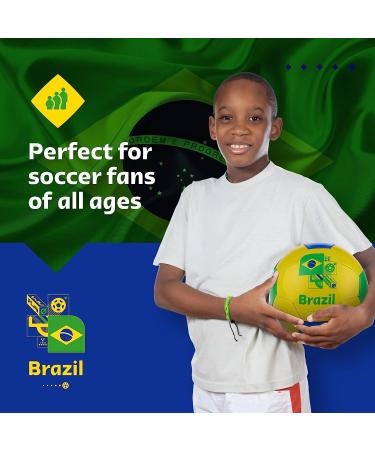 Capelli Sport FIFA World Cup Qatar 2022 Soccer Ball - Officially Licensed Brazil Size 5 - Buy Online on GoSupps.com