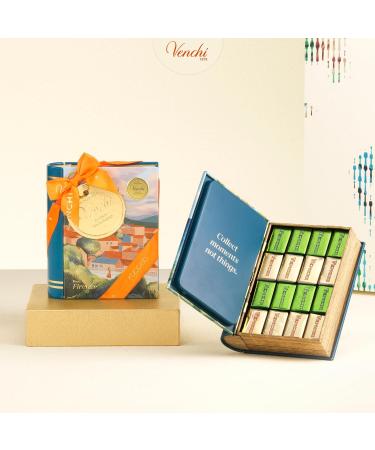 Venchi - Mini Livre en M tal Florence avec Chocolats Cremino Assortis 172 g - Id e Cadeau - Sans Gluten - Buy Online on GoSupps.com
