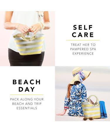 Fathers Day Home Spa Kit Gift Set - Honey Almond Bath Sets for Men & Women | Luxury Bath & Shower Package with Shower Gel, Body Lotion, Scrub, Hand Cream, Bath Pillow & More in Gift-Ready Tote Bag - Buy Online on GoSupps.com