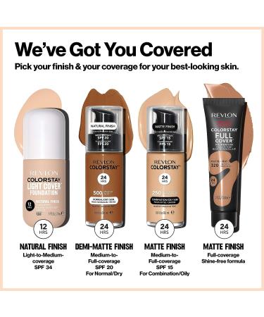 Revlon ColorStay Light Cover Liquid Foundation SPF 35 True Beige 1 fl. oz - Buy Online on GoSupps.com