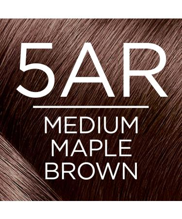 L'Oreal Paris Excellence Creme 5AR Medium Maple Brown Hair Color - Gray Coverage - 8 Weeks - All Hair Types - 1 Count - Buy Online on GoSupps.com