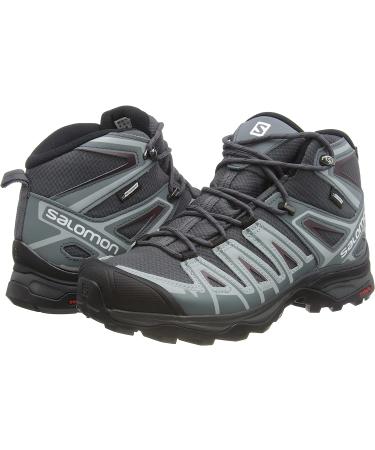 Salomon Women's X Ultra Pioneer Mid Climasalomon Waterproof Boots Size 9 Ebony/Stormy Weather/Wine Tasting - Buy Online on GoSupps.com