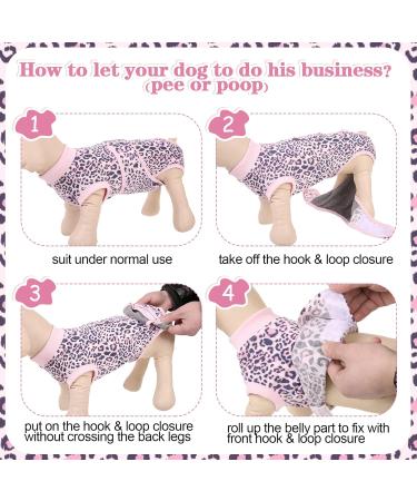 Kuoser Dog Body After Surgery - Breathable Post-Op Recovery Suit for Dogs & Cats | Anti-Licking E-Collar Alternative in XS Pink - Buy Online on GoSupps.com