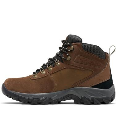Columbia Men's Newton Ridge Plus II Waterproof Hiking Boots - Suede - 44 EU - Dark Brown & Dark Grey - International Shipping Available - Buy Online on GoSupps.com