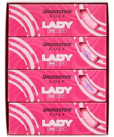 Bridgestone Lady LBWXJ Golf Ball - Safety Pink | High Visibility Women's Golf Ball - Buy Online on GoSupps.com