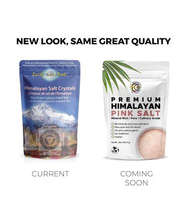 Earth Circle Organics Premium Himalayan Pink Fine Grain Salt - Pure Culinary Grade, Kosher, Nutrient and Mineral Dense - 1 Pound - Buy Online on GoSupps.com