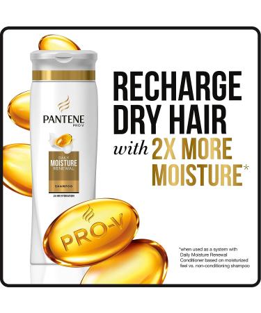 Pantene Pro-V Daily Moisture Renewal Shampoo 20.1 fl oz - Hydrating Hair Wash - Buy Online on GoSupps.com
