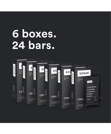 RXBAR Chocolate Sea Salt Protein Bar 1.83 oz (24 Count) - High Protein, Gluten Free Snack - Buy Online on GoSupps.com