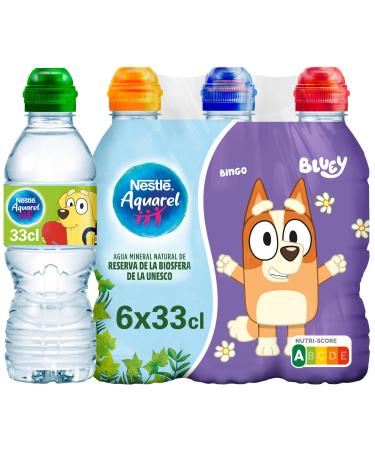 Nestle Aquarel Natural Mineral Water with Cap Child 6 x 33 cl