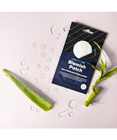 HANHOO Men's Blemish Patch with Aloe Vera, Tea Tree & Bamboo - 36 Count - Buy Online on GoSupps.com